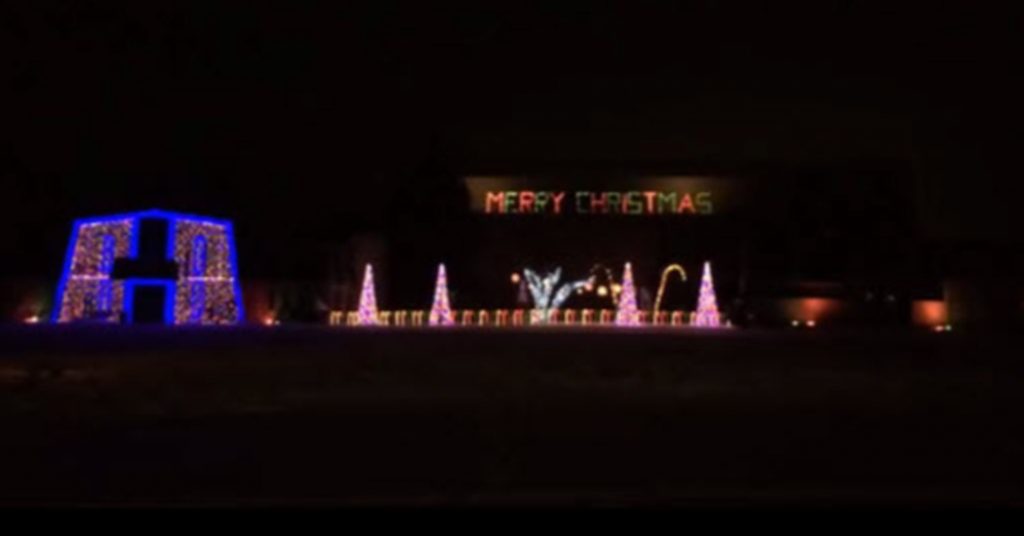 Cadger Dubstep Christmas Light Show Christmas Light Show